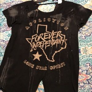 Affliction Black Texas Shirt
